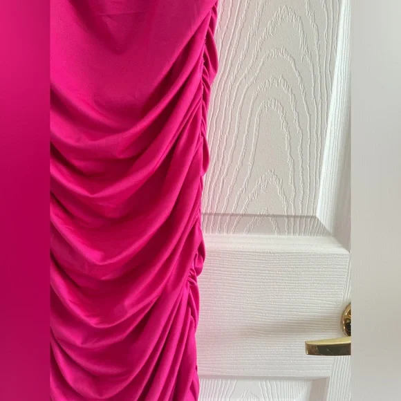 NWOT pink ruffled mini dress from urban planet size small - Picture 2 of 4